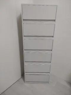 ポリプロピレンケース・引出式・横ワイド・深型・ホワイトグレー　3つ