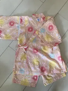 ミキハウス 110cm 甚平 花火柄