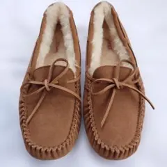 UGG メンズ　ブラウン スエード モカシン 靴　27.0cm