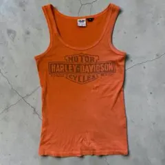 Harley-Davidson タンクトップ オレンジ M