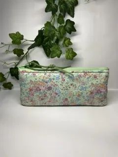 リバティプリント使用メガネケース　l