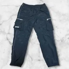 Supreme ナイロン カーゴ トラックパンツ ブラック Sサイズ