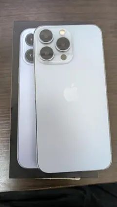 箱付き iPhone 13 Pro 256GB シエラブルー 箱あり 画面割れ
