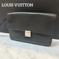 LOUISVUITTON クラッチバッグ タイガ セレンガ ブラック