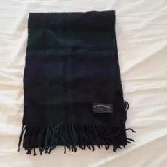 CASHMERE BLEND チェック柄マフラー