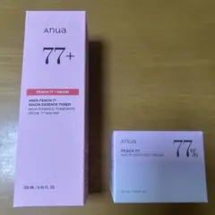 桃77ナイアシン　エッセンストナー＆エンリッチクリーム