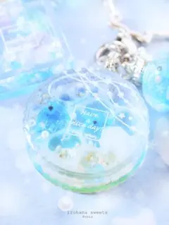 クラゲと海 キーホルダー