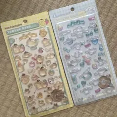 【24時間以内】シナモロール　ポムポムプリン　ボンボンドロップシール　2シート