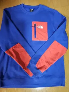 THE NORTH FACE 青赤 長袖トレーナー