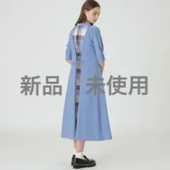 新品　未使用　ブルーレーベルクレストブリッジ☆バックレースアップドレス