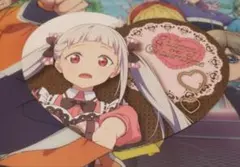 ラブライブ Liella ハート型カード　バレンタイン嵐千砂都
