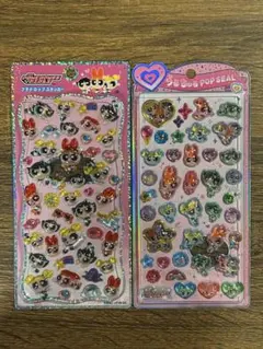 【正規品】匿名配送パワーパフガールズプチドロップシールうるちゅるPOP SEAL