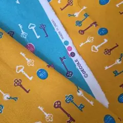 希少●デコレDECOLE 帆布アンティークキープリント3枚セット