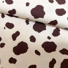 生地幅×1m30cm 【牛柄ブラウン】