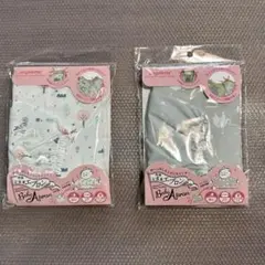 【新品】angelette アンジェレッテ 長袖 お食事エプロン 2点セット