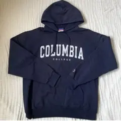 Columbia College パーカー ネイビー　Lサイズ