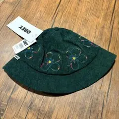 OBEY オベイ 花刺繍 バケットハット フリー ユニセックス