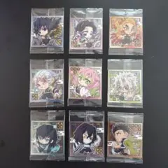 鬼滅の刃ウエハース其ノ参 　柱　９種　コンプ　鬼滅の刃ディフォルメシール　Ri