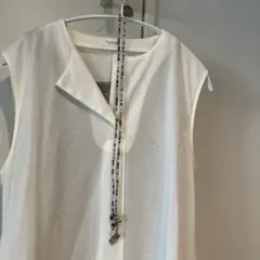 未使用に近い★手作りビーズロングネックレス　一点もの