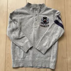 DOUBLE.B トレーナー 100cm グレー