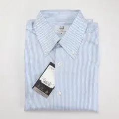 難有り dunhill ダンヒル 半袖シャツ ストライプ Mのサムネイル