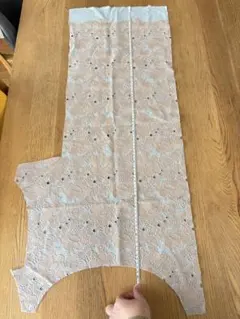 ミナペルホネンはぎれ生地smile flowerライトブルー87×35
