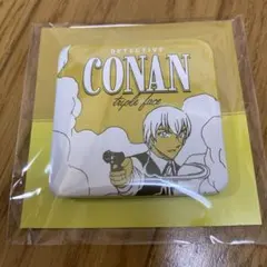 【鳥取県北栄町限定】新商品❗️コナン探偵社　名探偵コナン　スクエア缶バッジ　安室透