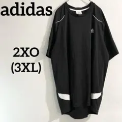adidas アディダス スポーツ Tシャツ ブラック 黒 吸汗速乾 2XO