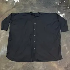 UNIQLO +J ジルサンダー ドルマンスリーブシャツワンピース L ブラック