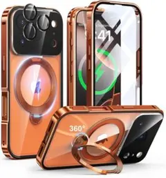 iPhone17ProMax 用 ケース 両面保護 MagSafe対応