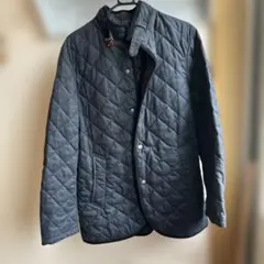 ダークグレー キルティングジャケット　L