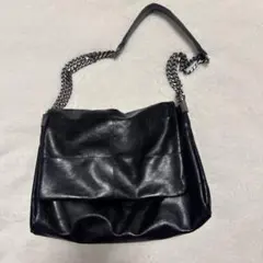 ZARA ロックフラップショルダーバッグ