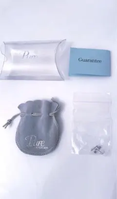 K10WG CZ PE ピアス ハート ストーン レディース