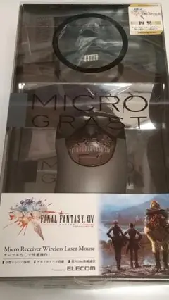 【未開封】FF14推奨ワイヤレスレーザーマウスM-PGDLBK-FF