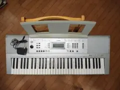 YAMAHA 電子キーボード PSR-E344 譜面台・電源コード付き
