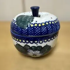 お値下げ♡未使用 ポーリッシュポタリー カリヒりんごポットUNIKAT