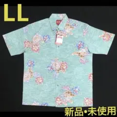 ✨アロハ✨新品　未使用　MANGO HOUSE メンズ　LL シャツ　かりゆし