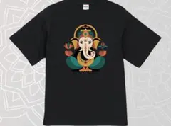 ハイクオリティー Tシャツ ガネーシャ 北欧デザイン アート