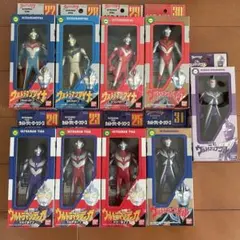 未開封　ウルトラヒーローシリーズ　セット　ウルトラマン　ソフビ　当時物　箱入り