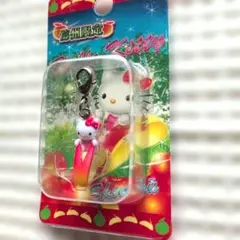 +゜未使用品.+゜　ご当地キティちゃんストラップ【信州　長野限定　うさぎりんご】