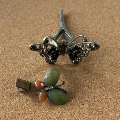 ヘアクリップ 2点セット（ちょうちょ・蝶々