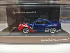 1/43 ignitionmodel Mines GT-R (R34) 限定版 IG1815 1/43 Nissan Skyline GT-R Mine's (R34) Black | LINE UP
