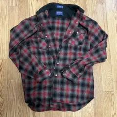 90s〜00s PENDLETON レッド×ブラック ウールジャケット