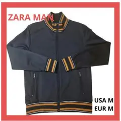 【美品】ZARA MAN ザラ マン フルジップ ジャケット 黒