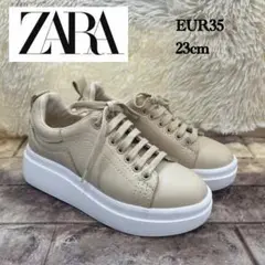 美品　ZARA 厚底　スニーカー　23cm