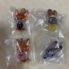 ズートピア２　めじるしアクセサリー　4種 セミコンプリート