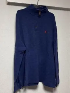 Polo Ralph Lauren ネイビー ハーフジップ XL