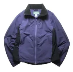 【90s】L.L.Bean ライナーフリース ナイロンジャケット パープル M