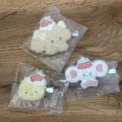 mikko　フロッキー前髪クリップ　3種まとめ売り　リルアラモード