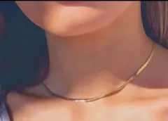 ネックレス 限定 サージカルステンレス 【人気】スネークチェーン 金属アレルギー